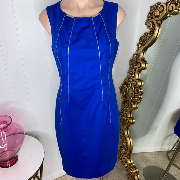 Calvin Klein Dresses & Skirts - Calvin Klein Royal Blue Sheath Dress 4